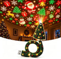 Christmas Projector Light Indoor, USB Plug and Play HD Christmas Projector