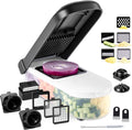 Vegetable Chopper with Container, 12 in 1 Manual Food Chopper Cutter, Black